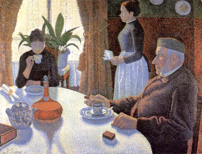 Paul Signac Breakfast china oil painting image